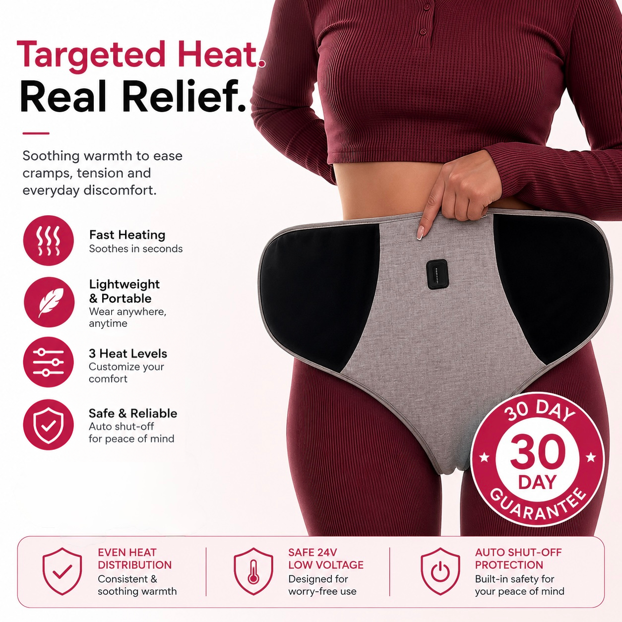 Vireo Red Light Heating & Massage Pad